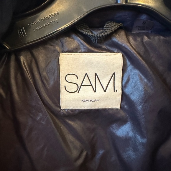SAM. Girls down jacket Navy Blue size 8 - Picture 5 of 7